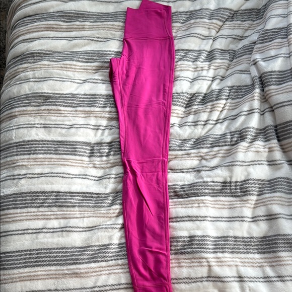 lululemon athletica Pants - Lululemon double aligned sonic pink leggings